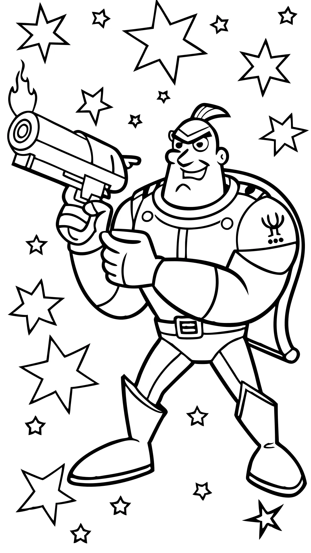 coloriage zurg